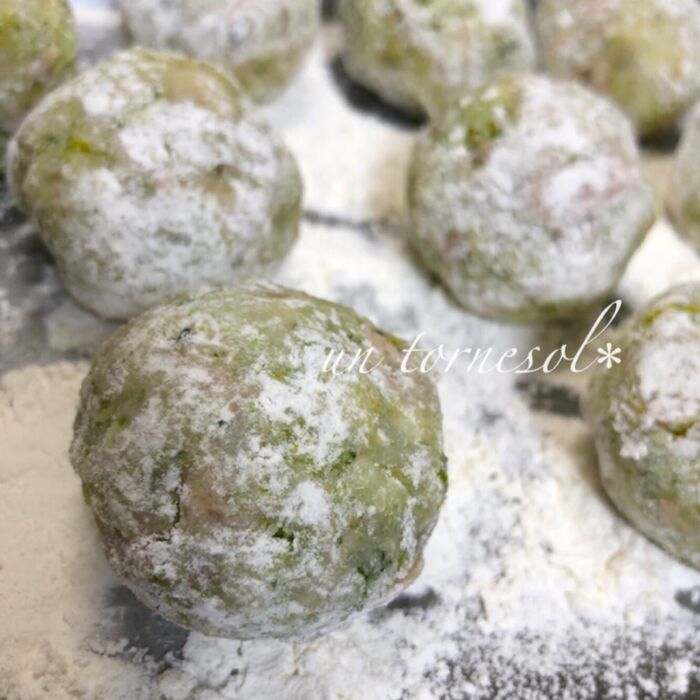 ④形を崩さないように気を付けて!