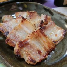 豚バラの酒粕味噌漬け焼き お酒が進んで困ります♪