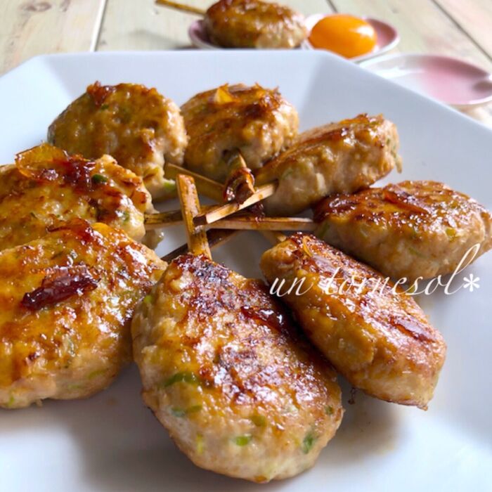 美肌効果に☆おつまみやお弁当に♪オレンジ風味の焼きつくね