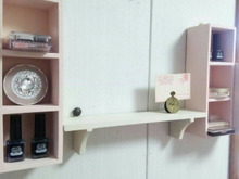 【100均】簡単!壁付けドレッサー♡