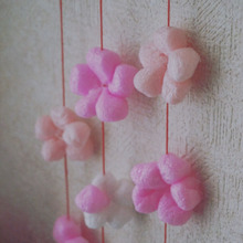 簡単!100均ぷっくり可愛い桃の花作り