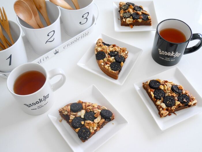 友チョコにおすすめ!!豆腐でヘルシー!!簡単ガトーショコラレシピ