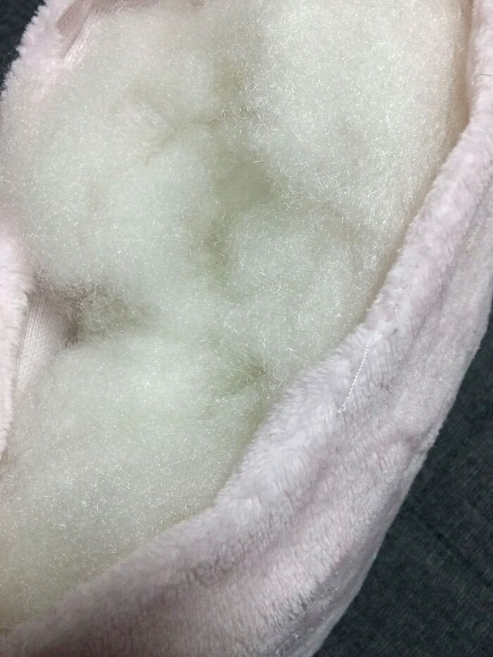 綿を取り出す
