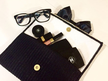 セリアのキッチングッズが大変身♪3ステップで簡単!大人かわいいリボンポーチの作り方