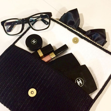 セリアのキッチングッズが大変身♪3ステップで簡単!大人かわいいリボンポーチの作り方