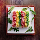 パーティーにいかが?ひな祭りの華やかメニュー♪【さわやかレモンちらし】