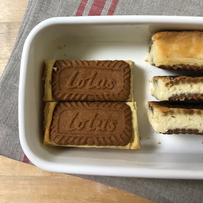 生クリーム100mlで作る♩簡単・Lotusクッキー&チーズケーキ