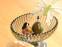 ちいさなオーブン粘土のお雛さまでかわいいひな祭り