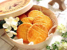 【簡単】ザクザクほろほろ食感‼︎バターの香り豊かなガレット風クッキー♪