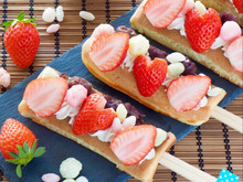 ホットケーキミックスで簡単!ひな祭りスティックケーキ