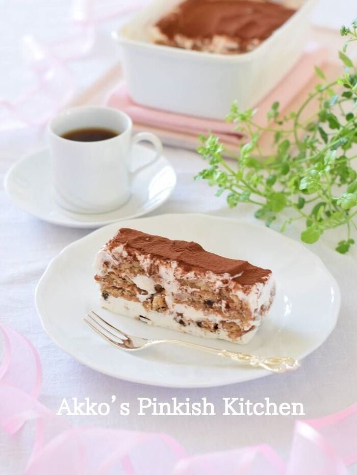 超簡単♡100円のチョコチップクッキーで作るティラミス♪