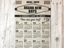 こんなの欲しかった!セリアのリネン風カレンダー