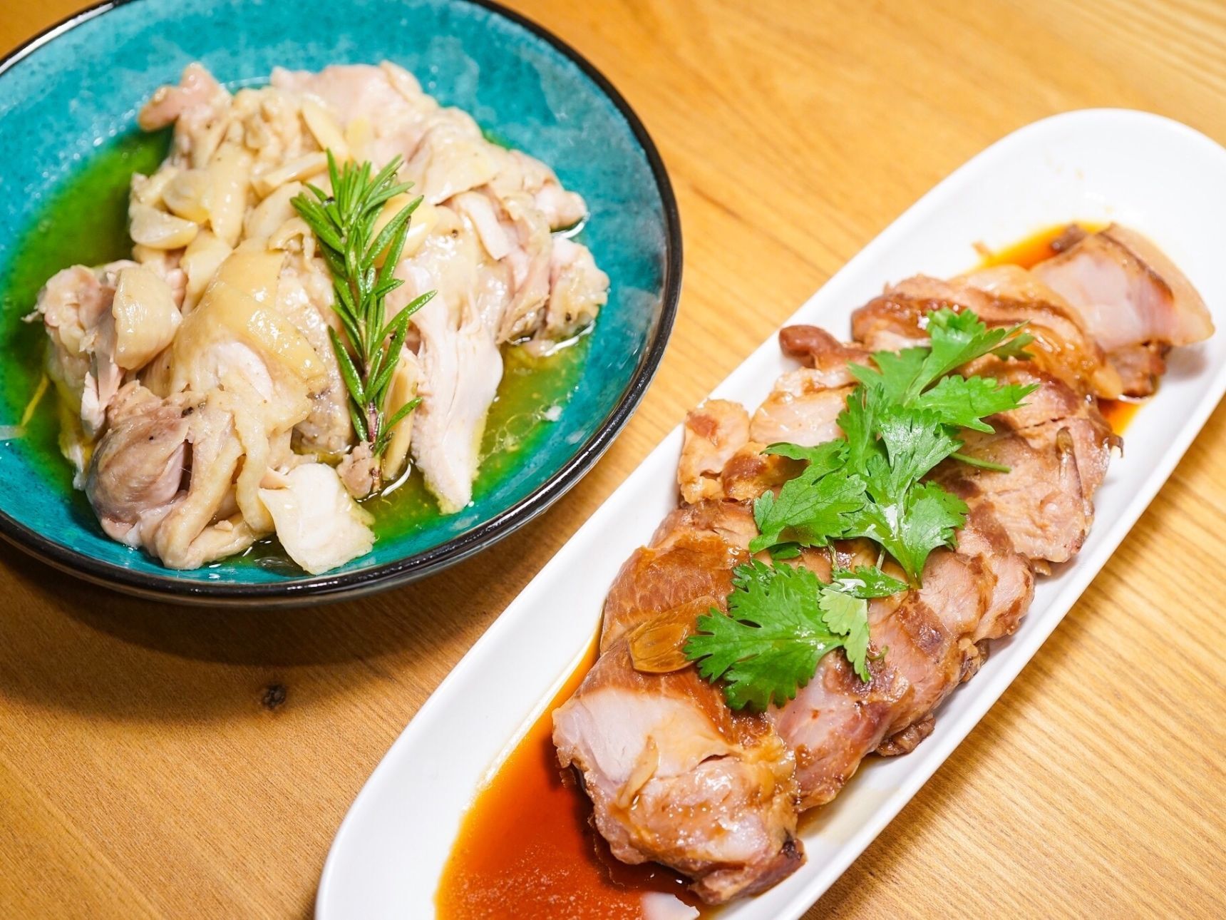 炊飯器の保温だけで♪2つの料理を同時に調理!(煮豚&鶏肉コンフィ)