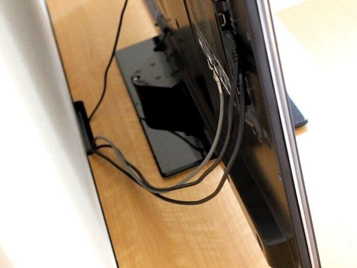 テレビ裏のごっちゃり配線には・・・