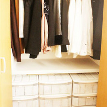 使いにくい寝室クローゼット★機能的に使える工夫