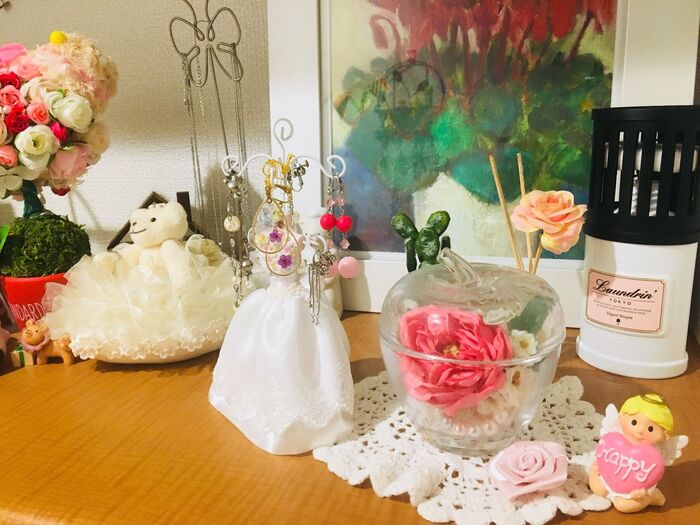 アクセサリースタンドに飾ってみました!