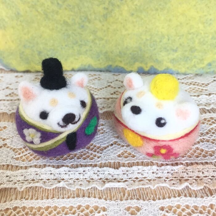 ぷよぷよワンちゃんお雛様