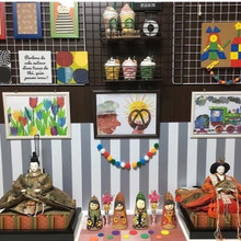 子どもの作品と迎える雛祭り?