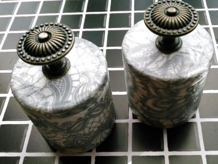 【リメイク】医療品のケースがエレガントに変身!