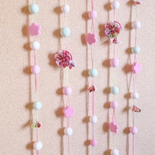 セリアの紙粘土で簡単♡可愛い3色団子の吊るし飾り