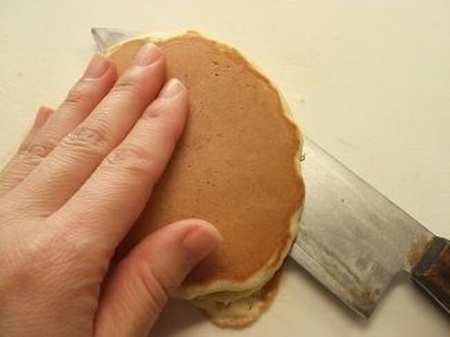 厚みを半分にスライス。