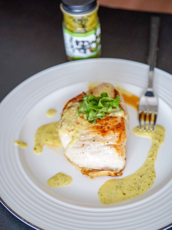 むね肉で簡単!ゆずこしょうの洋風クリームソースが美味しい♡