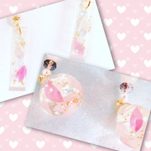 造花とレジンで作る♡可愛い桜のアクセサリーパーツ