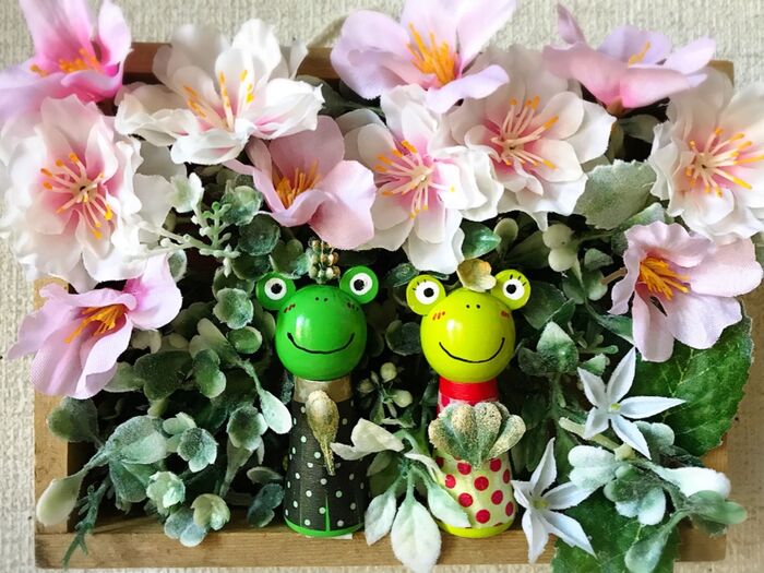 セリアで簡単!春〜秋まで長く使えるディスプレイBoxの作り方!