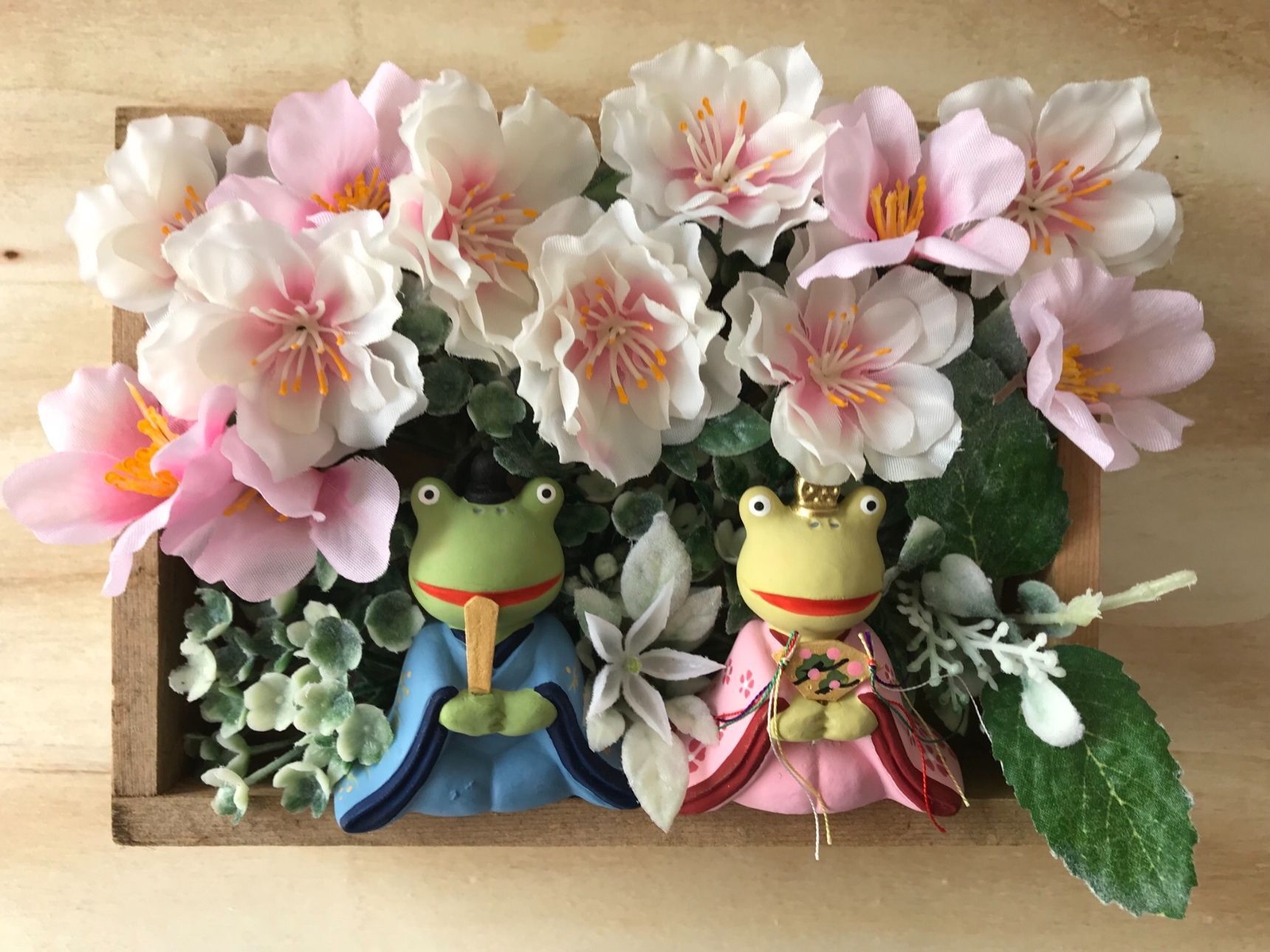 お手持ちのお雛様に変えると!