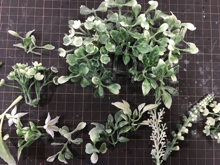 グリーンマットを整える