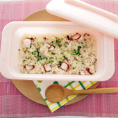 かんたん!レンジだけごはん「たこ飯」