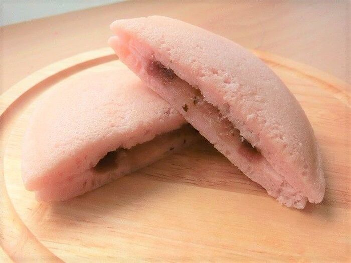 桜色のもちもちパンケーキ♪