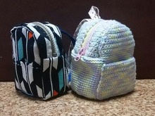 【試してみた】はぎれで簡単☆ミニミニリュックポーチ♡ジーンズリメイクでも!