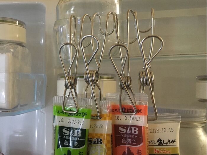 今や百均でも手に入る吊り下げクリップに着目!