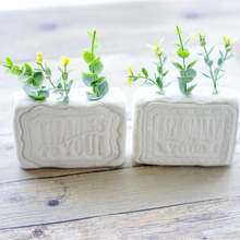 1個100円で簡単DIY!フェイクグリーン用❀フラワーベース❀