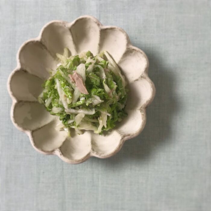 簡単♩塩糀×レモンの白菜サラダ