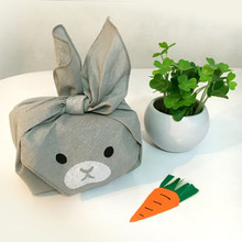 新学期準備にもぴったりの動物顔「ラッピングミニ風呂敷」