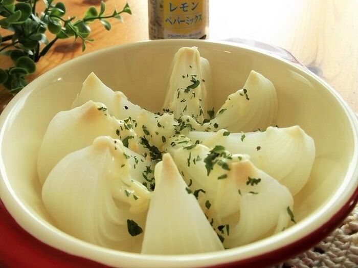 パセリを振って完成!