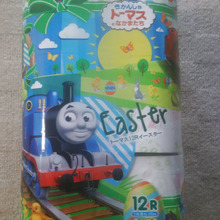 イースータープリントのトーマスのトイレットペーパー