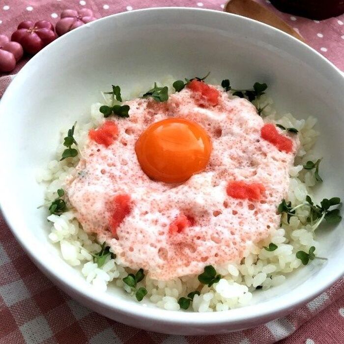 火を使わずに5分もかからずできちゃう究極の明太バターTKG!