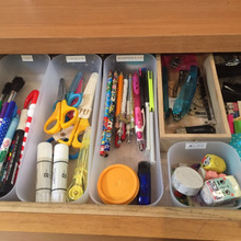 無印良品に激似!セリアの収納ケース!細々したものは分別収納が便利!