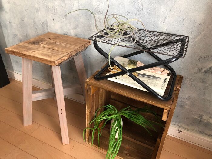 【100均リメイク】すき間収納にもピッタリ!5分でできるミニシェルフDIY☆