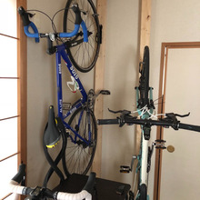 自転車をお洒落に壁面収納!!
