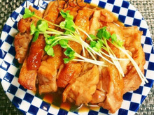 男子ウケバツグン*ご飯が進む!鶏肉のコクうま生姜焼き