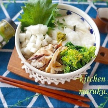 余ったご飯で作れる♪乗っけるだけ寿司★ネバとろ長芋のダブル使い