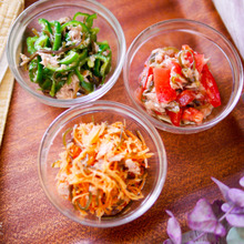 【ちょびつま】【ちょい足し】いろんな野菜で七変化 ヤミツキなツナおかず