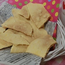 材料3つ☆ レンジで5分♪ おからチーズの割れクラッカー