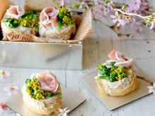 お揚げじゅわーん♥菜の花と生ハム オープンいなり&【2018年うまうまごはんレシピ♥金魚ベスト10】