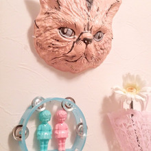 セリアのタンバリンをフレームに!