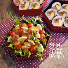 お花見!行楽お弁当に! おかずは定番の唐揚げだけでもOK!茶色くならないお弁当の盛り付けテクニック